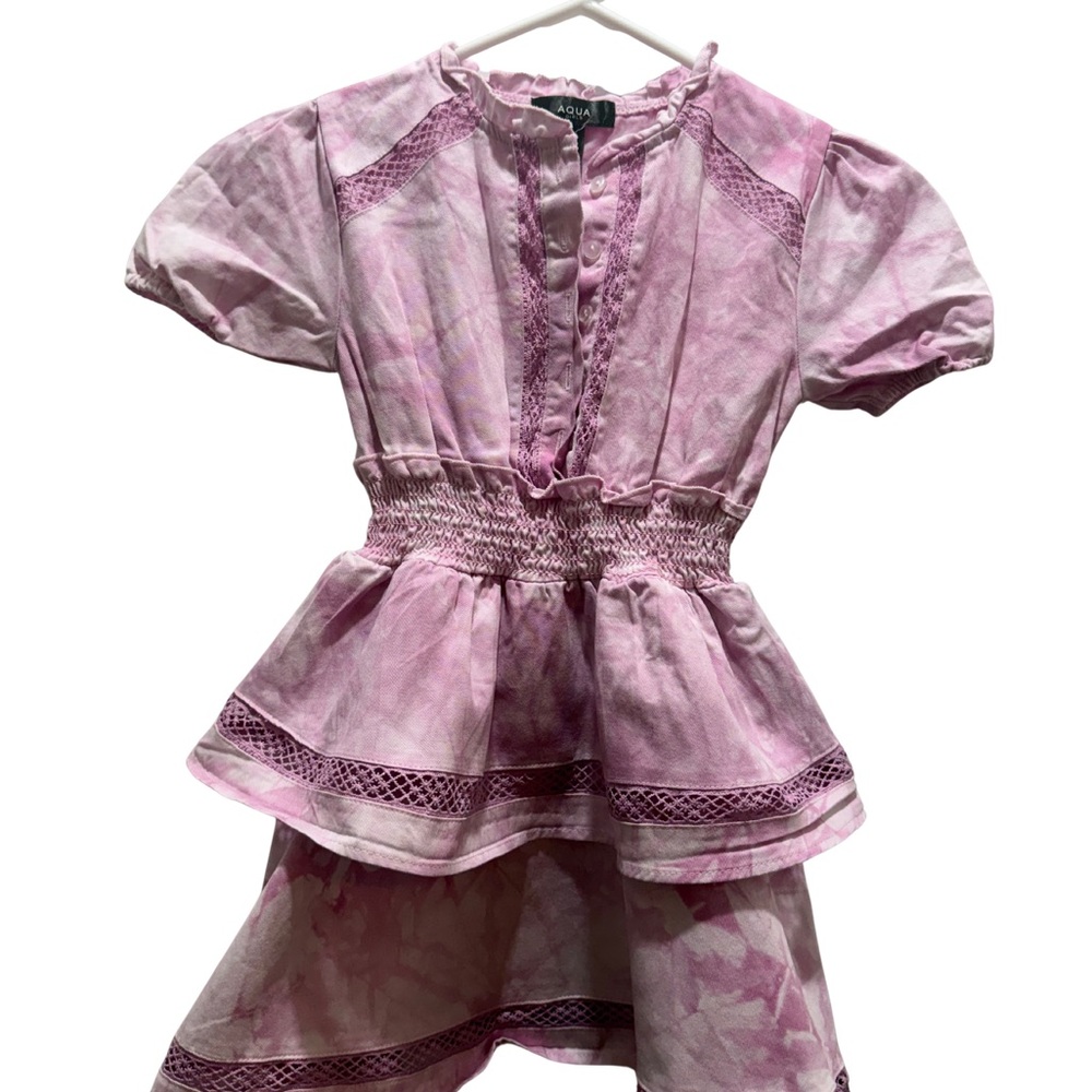 Pink Kids Casual Dress